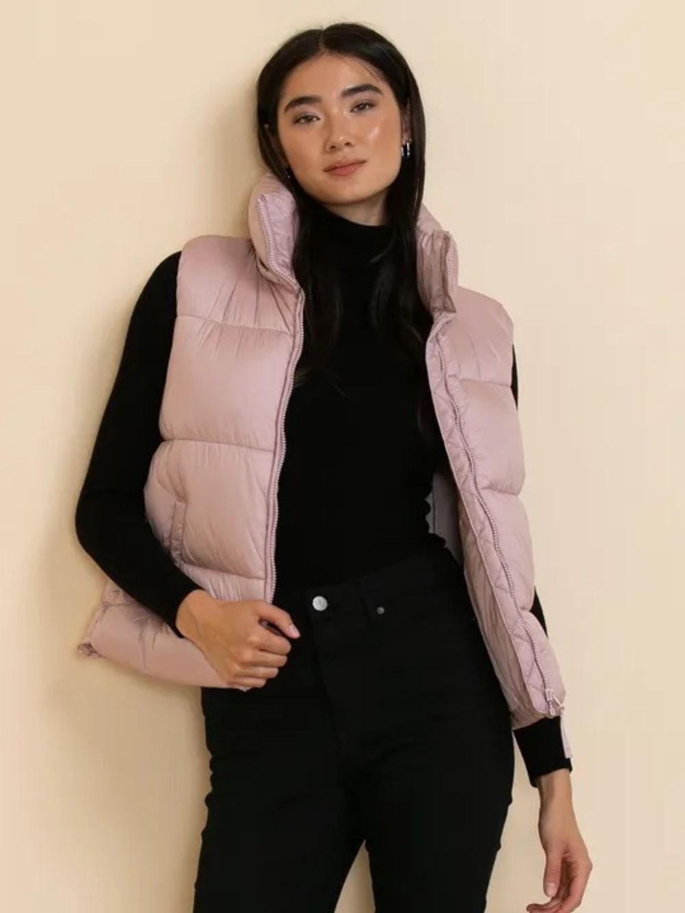 Ricki’s Light Pink Puffer Vest - Picture 2 of 8